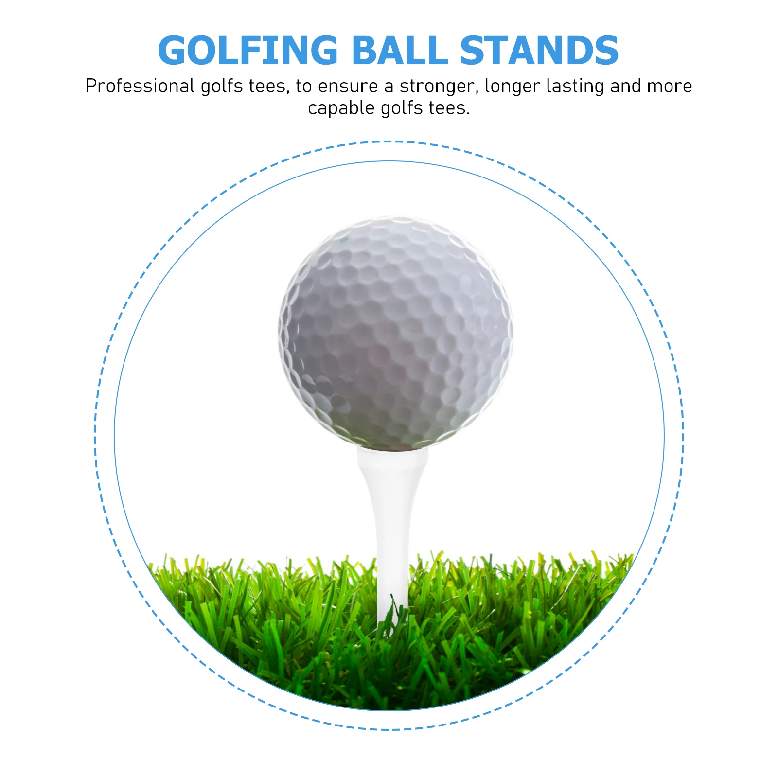 

50 Pcs Golfs Pegs Wood Material Replaceable Tees Golfing Training Accessories Colored Ball Holder Stands Small Spikes Long