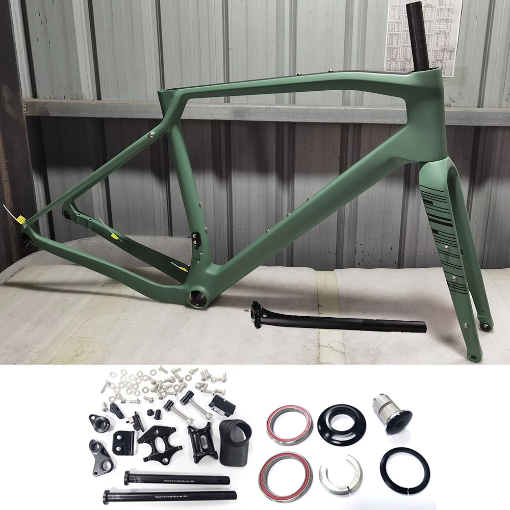 CECCOTTI Gravel Frame T1000 Carbon And More Color Available Bicycle Frameset