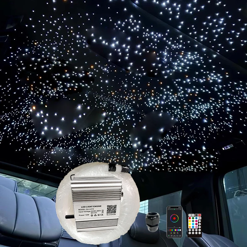 

Optical fiber lamp Twinkle Fiber Optic Star ceiling kit Bluetooth APP Smart Control Starry Car Star LED Light Kid Ceiling Room