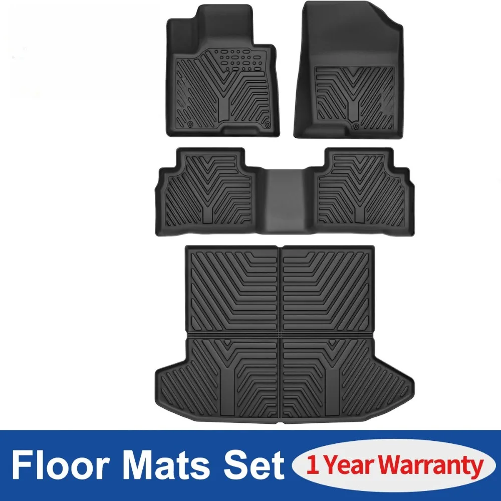 

Floor Mats & Cargo Liner Set for 2022-2026 Hyundai Tucson All Weather TPE Rubber