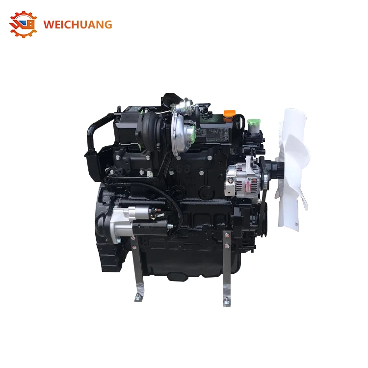 Excavator complete engine excavator parts supercharged engine assembly for Yanmar 4TNV98