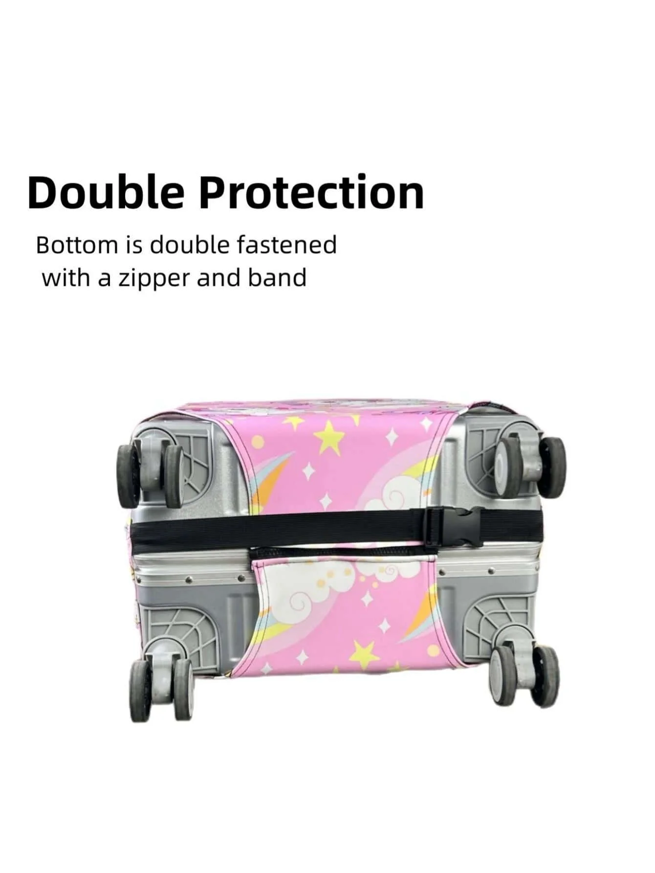 Luggage Cover Stretch Fabric Suitcase Protector Baggage Dust Case Cover Suitable for18-30 Inch Suitcase Case Travel Organizer