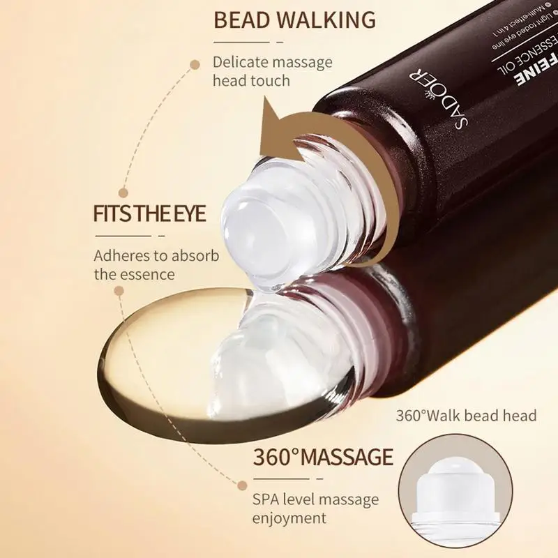 Anti-wrinkle Eye Essence Oil Improve Skin Brightness Instant Reduces Under-Eye Bags Dark Circles Eyes Massager Oil