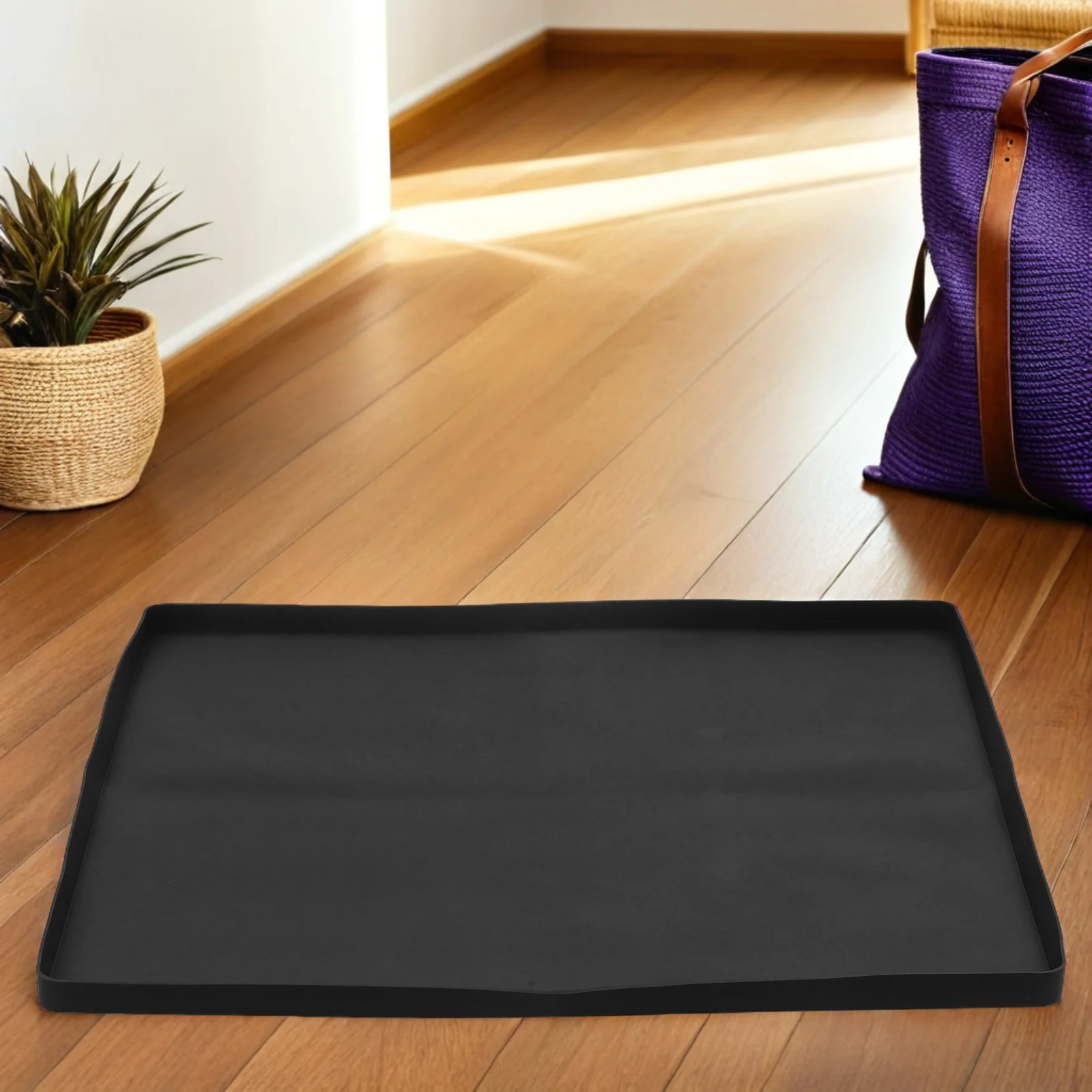 ثلاجة صغيرة سيليكون حصيرة أثار الحواف مانعة للتسرب بالتنقيط صينية للثلاجة غسالة الفريزر المنزل مكتب النوم #6