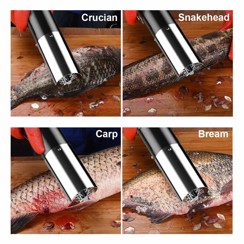 Electric Fish Scaler Remover Cordless Rechargeable Fish Scale Scraper Automatic Fish Scaler Cleaner Kitchen Seafood Tool