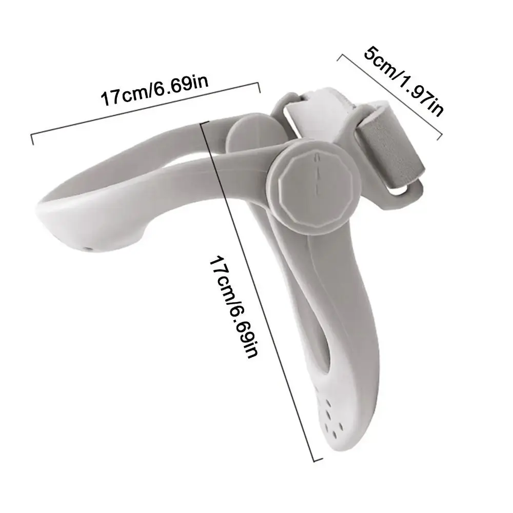 Curved Adjustable Neck Brace Breathable Lightweight Neck Posture Corrector Easy To Use Foldable Cervical Traction Device Work