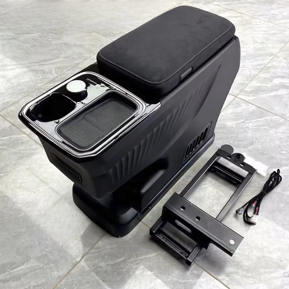 Modified Car Armrest Box Center Console  Vito V250 V260  Hiace Alphard Custom Interior Parts