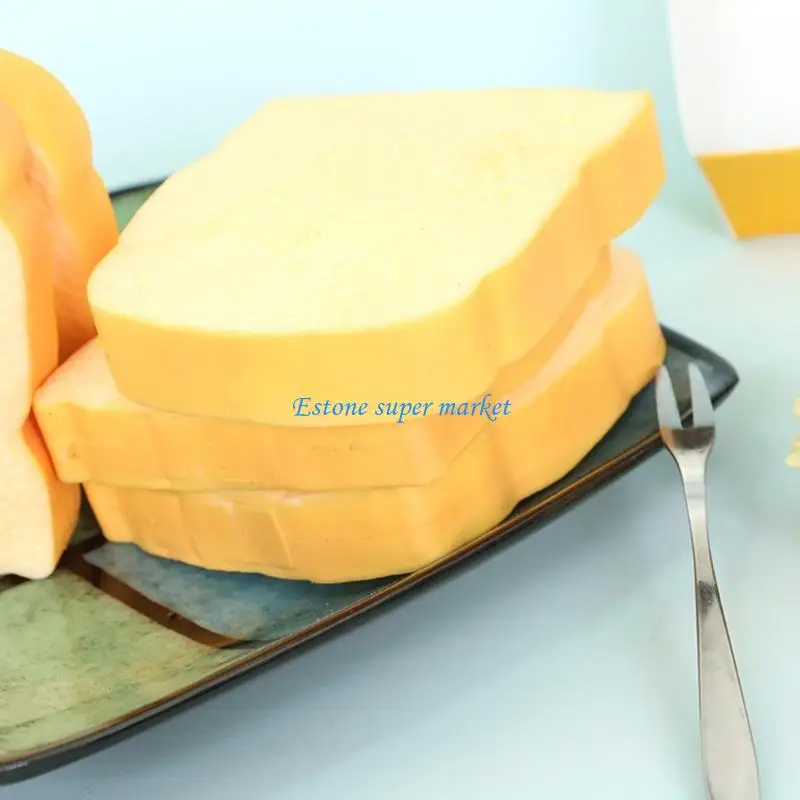 090B Interactive Kneading Stress Relief เกมของเล่นขนมปังรูป Sensory Ball สำหรับทุกวัย