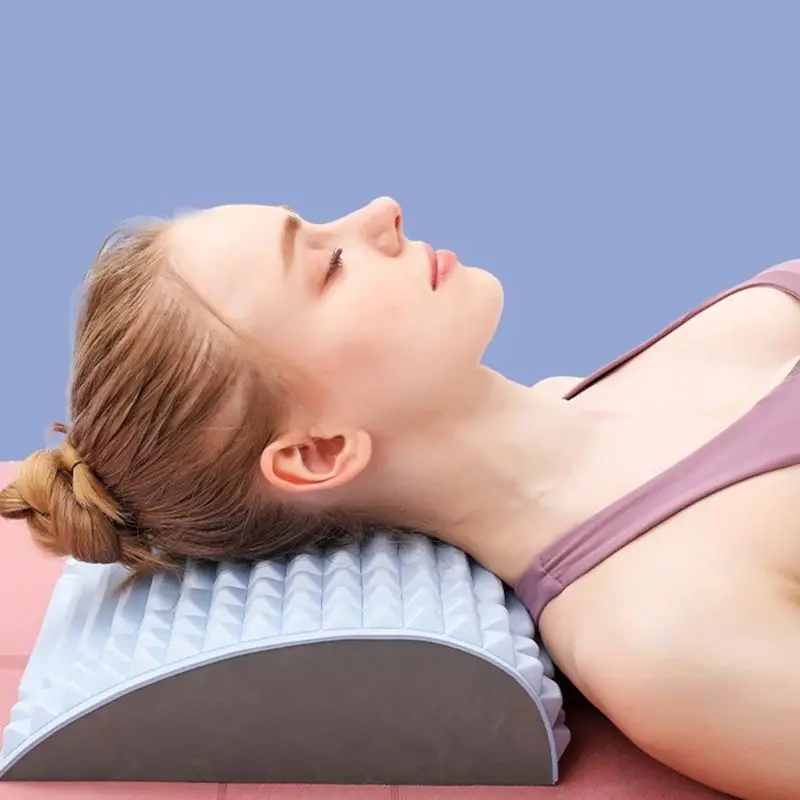Lower Back Pain Relief Tratamento Travesseiro, apoio lombar, hérnia de disco, postura corrector, maca