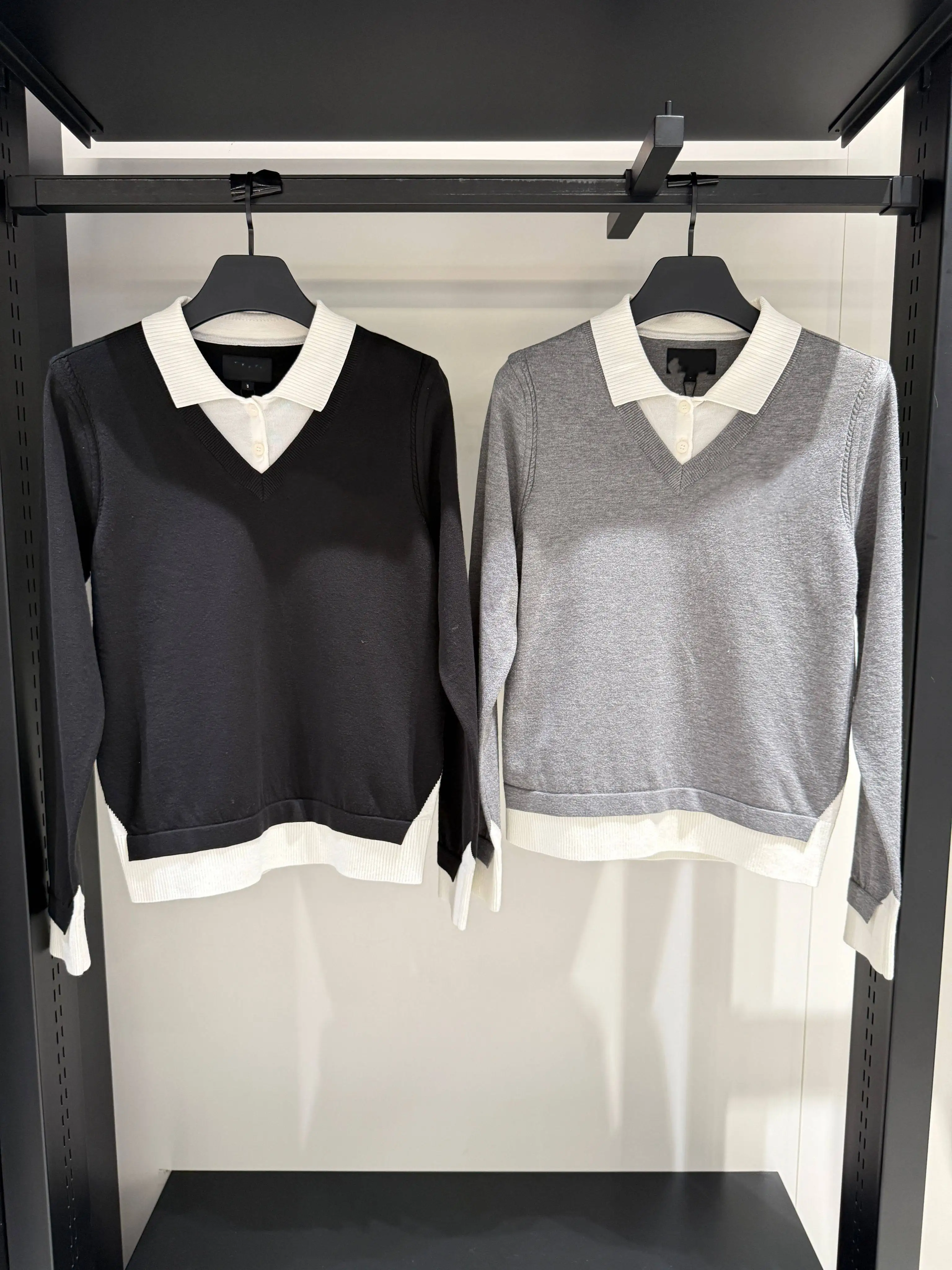 

Женская рубашка для гольфа 2026 с цветными блоками, имитация двухслойности, с отложным воротником, приталенная, омолаживающая, удобная, спортивная, для гольфа