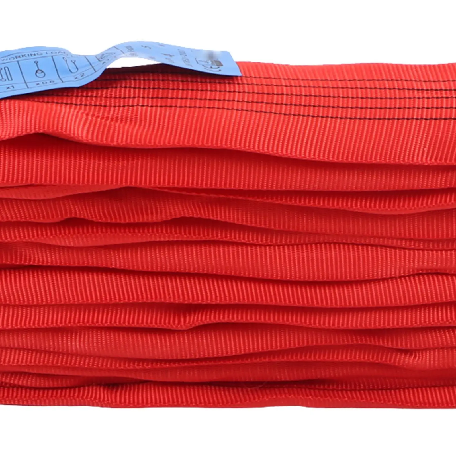 Durable Double Eye Strap 4 Meter Heavy Duty Crane Lifting Rope Flat Lifting Sling for ships Transportation