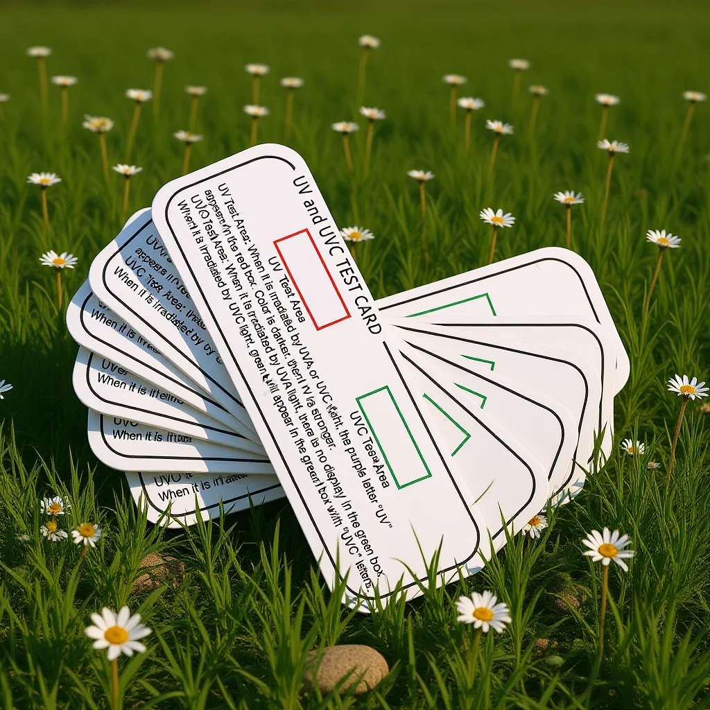 

6pcs Uva Uvc Test Cards Uv Sensitive Paper For Sunlight Uv Testing Strips Indicator Meter Tool Welding Accessories