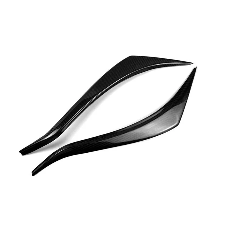 

For Toyota Spade 2012-2020 Front Car Headlight Eyebrow Head Light Eyelid Carbon Fiber Trim Sticker