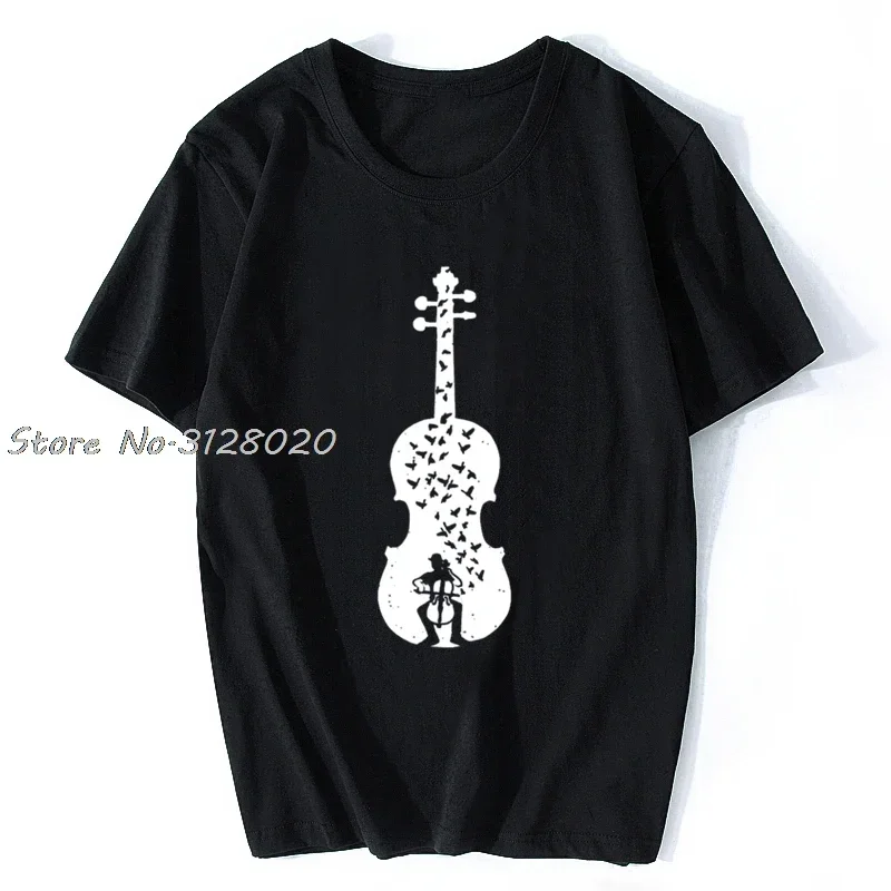 Camisetas de tinta personalizadas para hombres, ropa de algodón puro para amantes de la música, camisetas universitarias