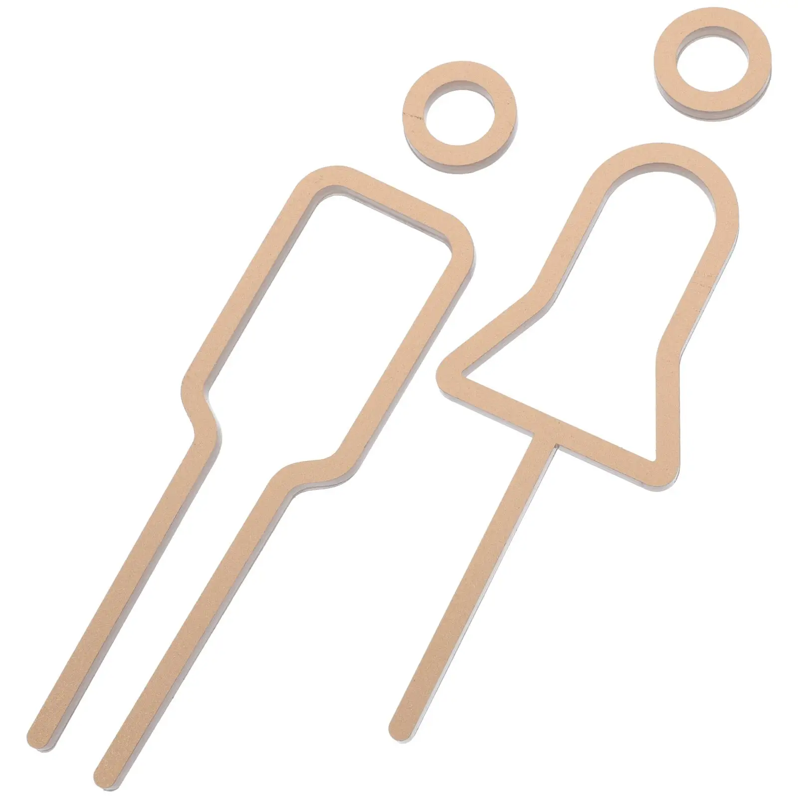 

3D таблички для туалета, идентификация туалета, водостойкий акриловый мужской и женский декор для туалета, настенный знак для ванной комнаты, дверная вывеска, безопасность дорожного движения