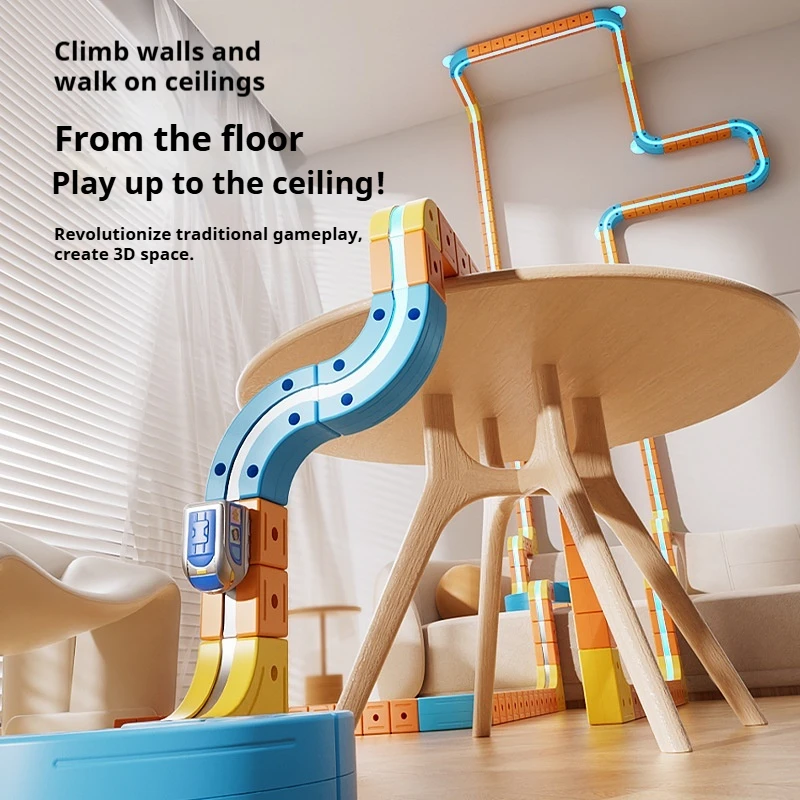 

BEI JESS DIY поезд игрушка для мальчиков магнитная дорожка 1:64 электромобиль миниатюрная модель игрушки поезд игрушки для детей подарки на день рождения