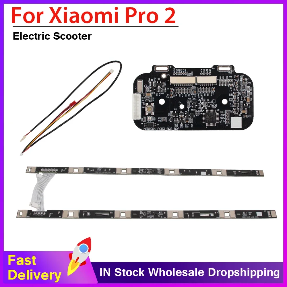 Battery BMS Chip Protection Board Set for Xiaomi Electrric Scooter Pro 2 KickScooter BMS Control Circuit Board Replacement Parts