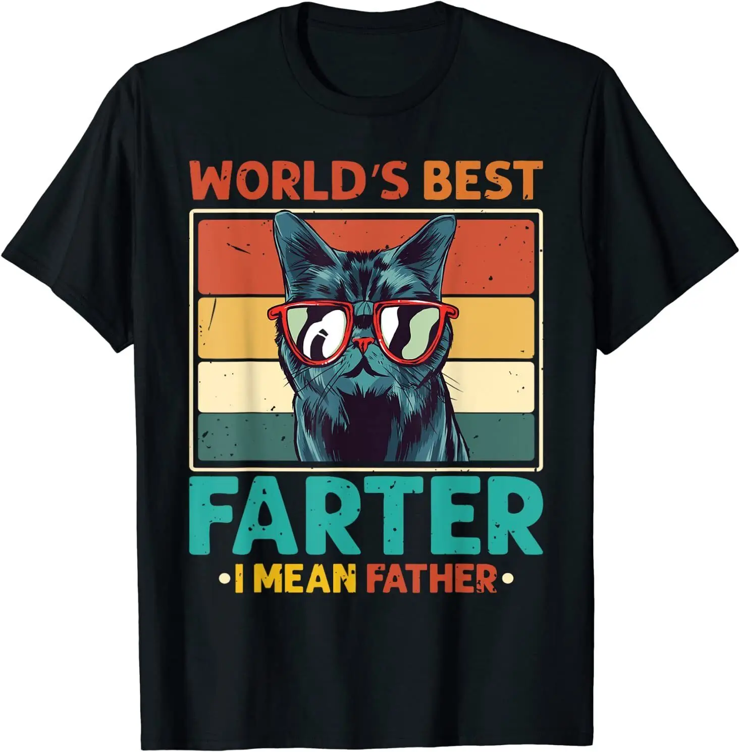 

Футболка с надписью «Worl Best Farter I Mean Father»