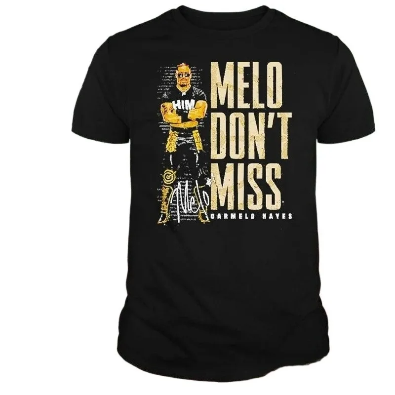 Camiseta unissex Carmelo Hayes Merch, camiseta masculina de manga curta, tops casuais, roupas femininas Y2K