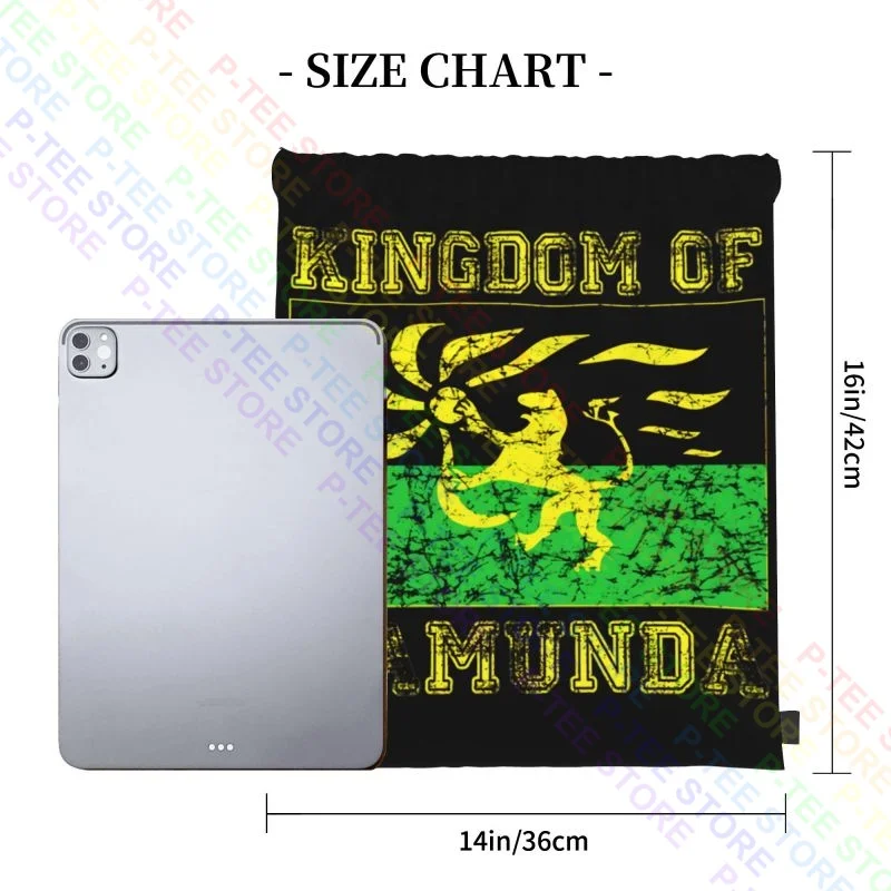 Kingdom Of Zamunda Coming To America Mr. Randy Watson Drawstring Bags Gym Bag Foldable Personalised