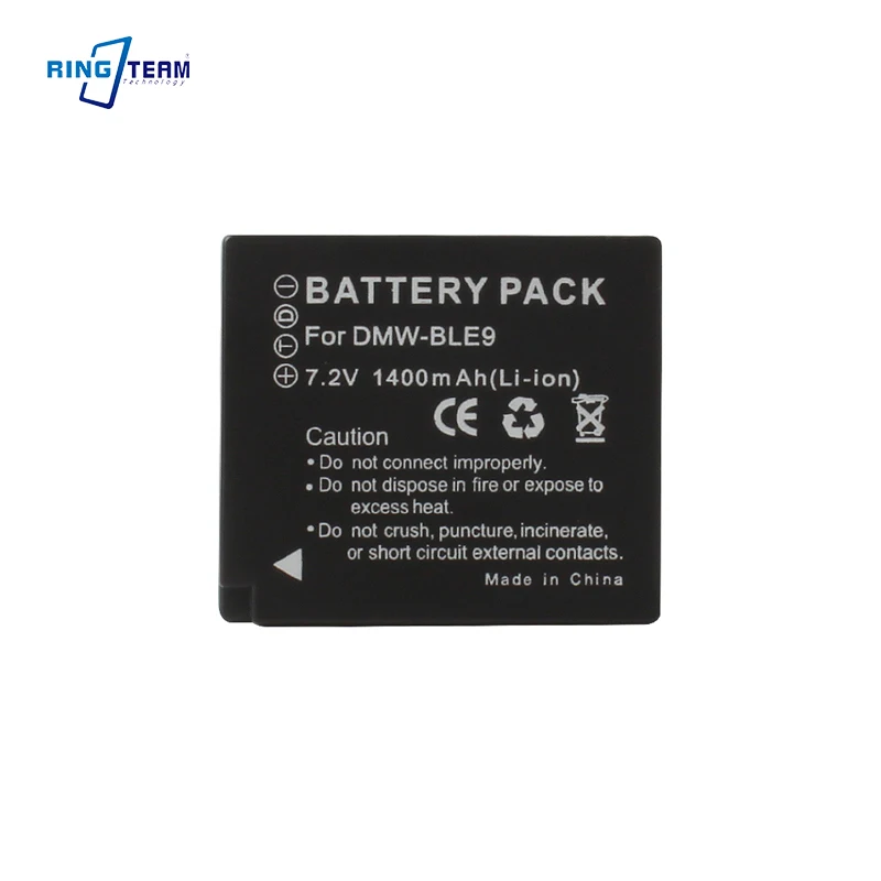 Baterai DMW-BLE9 BLE9E untuk Kamera Panasonic Lumix DMC TZ100, TZ80, LX100, DMC-GX7, DMC-GX80 GX9 DC-TZ90