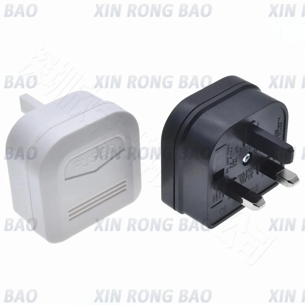 European EU 2Pin to UK 3Pin Power Socket Travel Plug Japan European EU to UK Travel Adapter Electrical Charger Adapter Converter