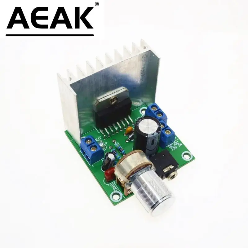 AEAK TDA7297 amplifier board spare parts dc 12v grade 2.0 dual audio encoding 15w electronic