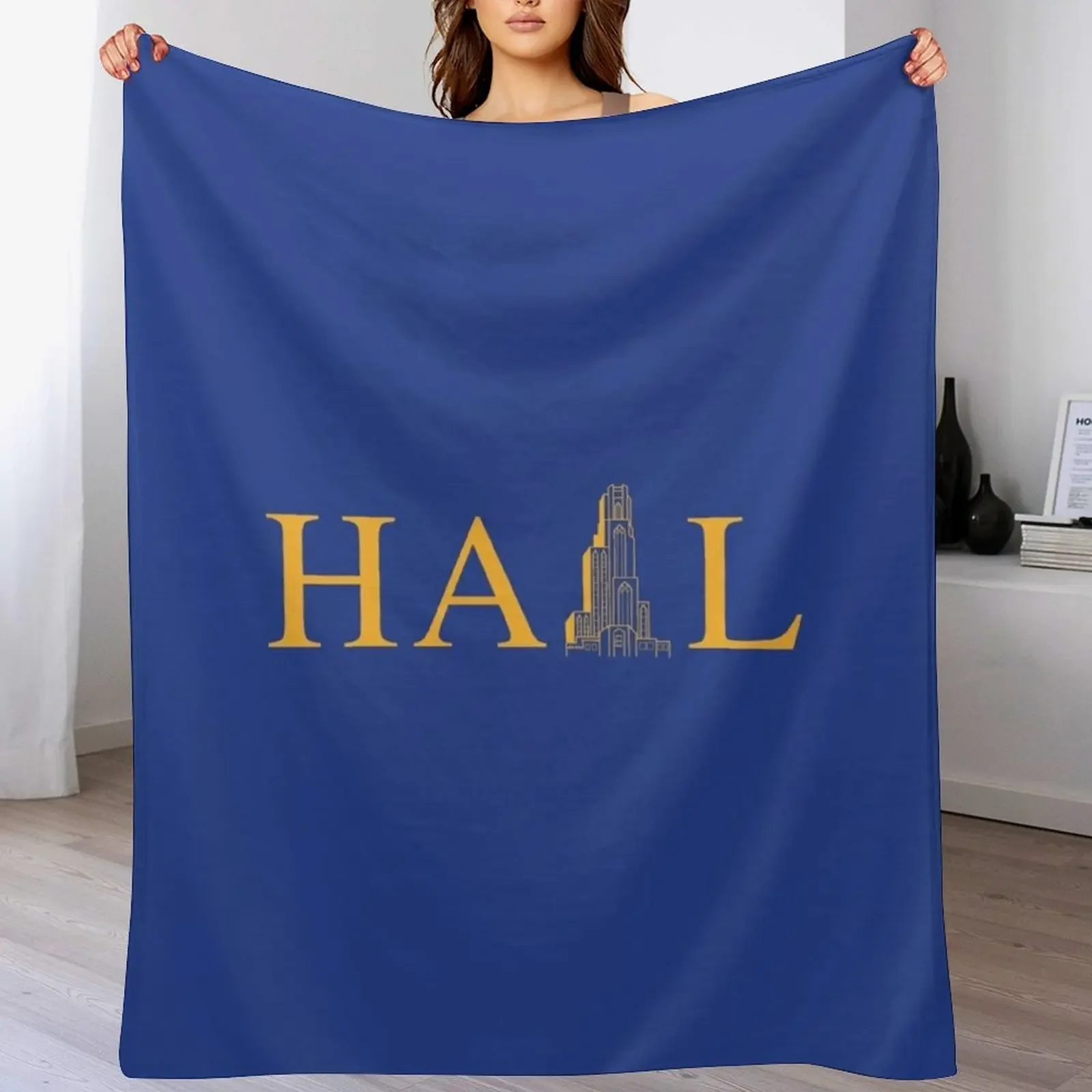 

Hail - gold Throw Blanket Cozy Sofa Blanket for TV Watching Napping