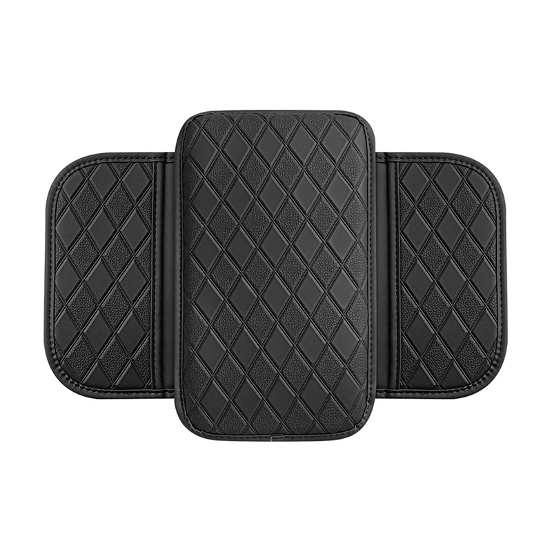 Universal Non-Slip Car Armrest Box Booster Pad - High-Grade Memory Foam Elbow Support Armrest Mat with Storage Function