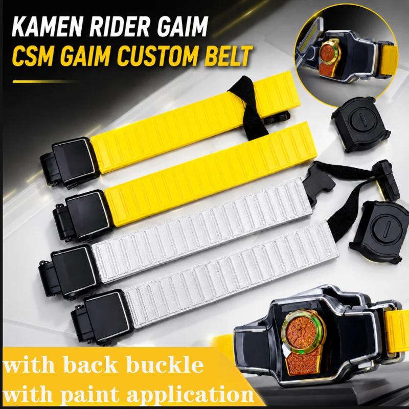 Nueva correa de extensión de repuesto para cinturón de Kamen Rider CSM Gaim Sengoku Driver, con hebilla pintada, compatible con la versión DX, juguete de rol, regalo.