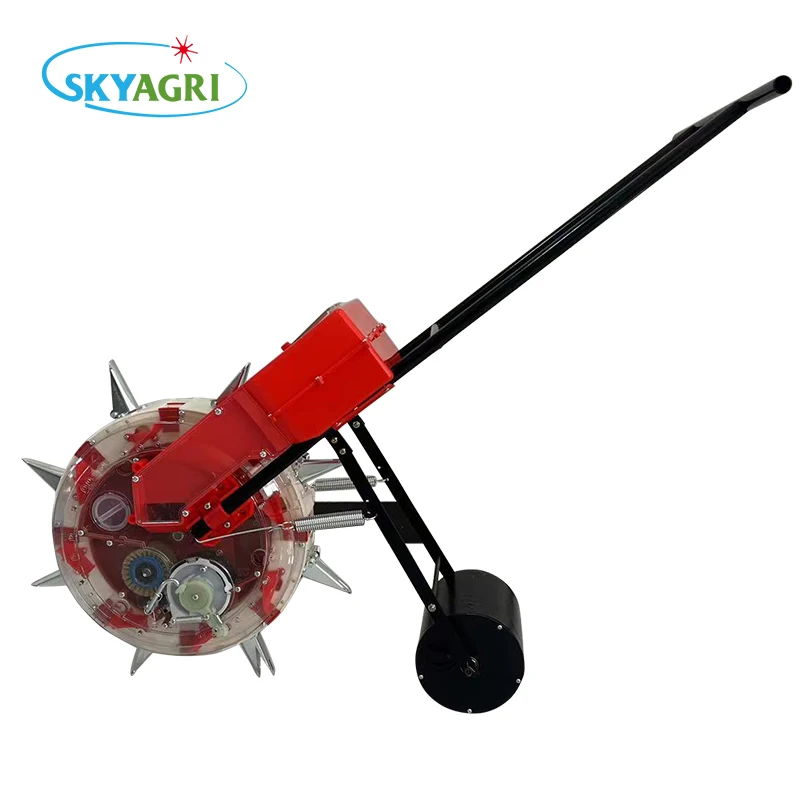 2025Nuova seminatrice e trapiantatrice per fioriera di mais Macchina seminatrice a spinta manuale multi-raccolta