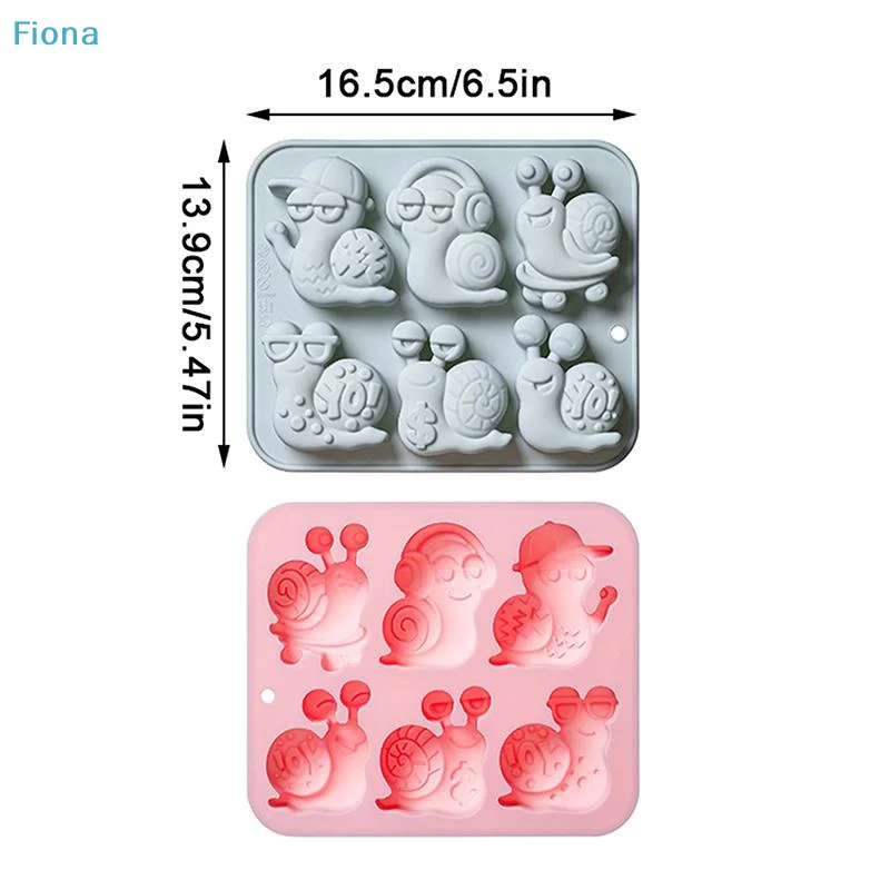 Chocolate Mold Snail Silicone Mold For Cake Gummy Jello Ice Cube, Cake Decoration Soap Mold Silicone Baking Mold view 6