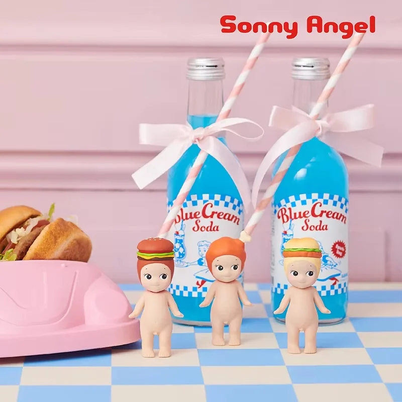 Sonny Angel Nuova mini serie alimentare Scatola cieca Guarigione Giocattoli alla moda Decorazioni per il desktop da collezione Regali creativi Action Figures