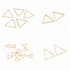 Hammered Brass Charms,Triangle connector,Findings Accessories For Diy Earrings Necklace Bracelet DIY Making,Jewelry Supplies
