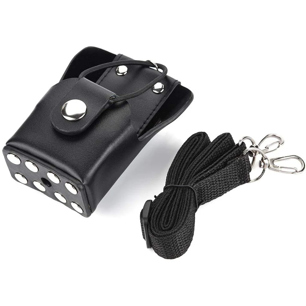 Funda de cuero para Motorola GP328 Plus/ GP338/ GP344, walkie-talkie, Radio, dispositivo de contacto inalámbrico, accesorios de comunicación