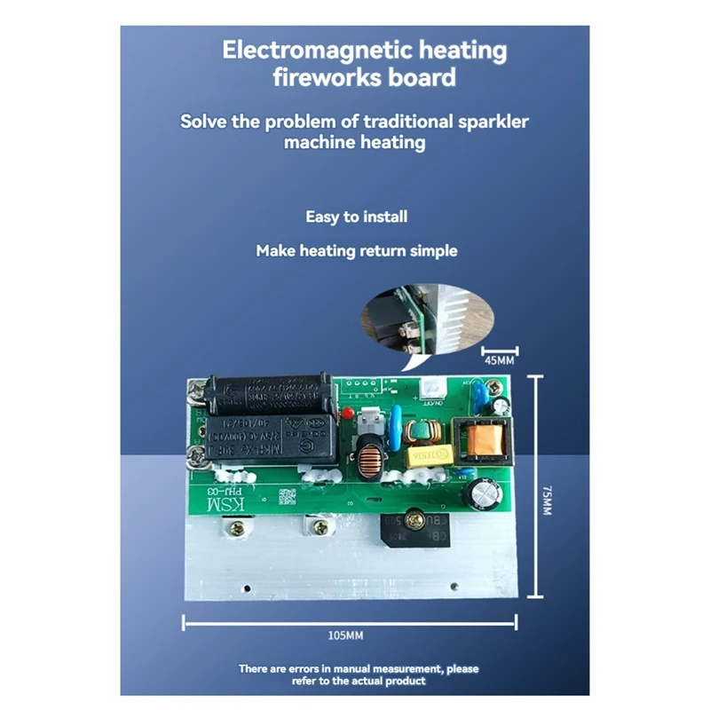 220V-เย็น-Spark-เครื่องทําความร้อน-เครื่องทําความร้อน-อุณหภูมิ-ควบคุม-เปลี่ยน-บอร์ด-เครื่องทําความร้อน-แผ่น-โมดูล