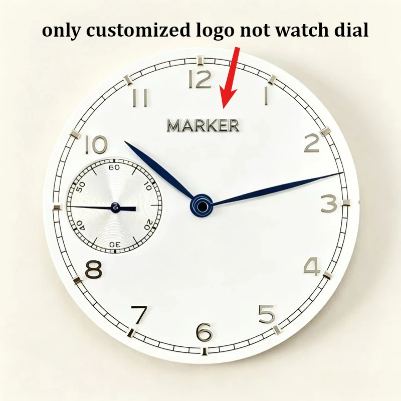 Customized watch logo, metal dial logo, sticker, small label, personalized mini 3D DIY creative engraving, thin and flat - view 5