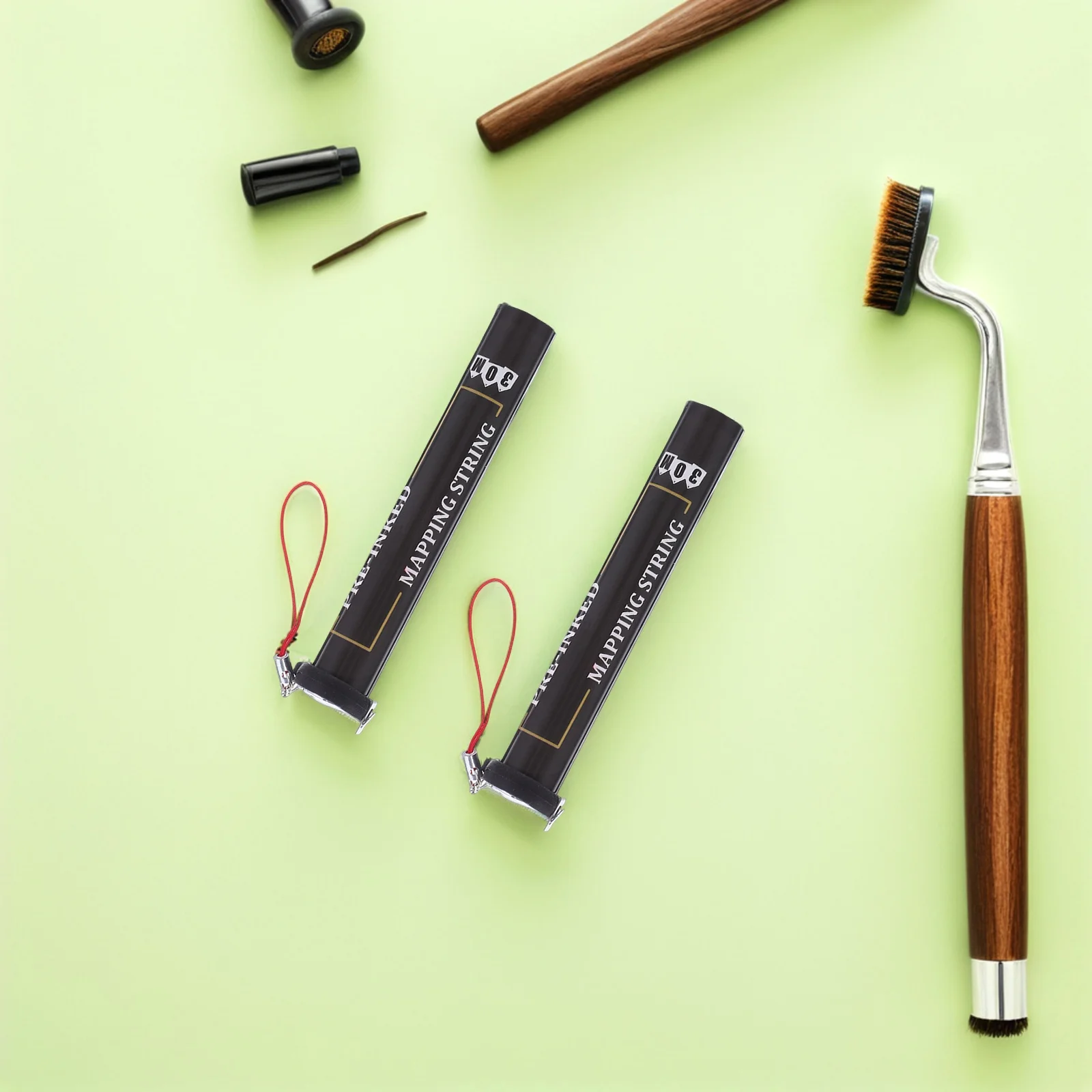 

2pcs 30-Meter String Extra Long Brow Mapping Tool For Precise Positioning Measuring Portable Transparent Tube Packaging Multi