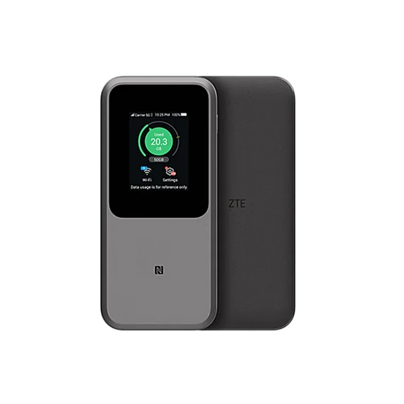 

ZTE 5G Portable WiFi U50 Pro 10000mah 27W Fast Charge WiFi 6 3600Mbps Mobile Hotspot 5G Router Sim Card Slot MU5120