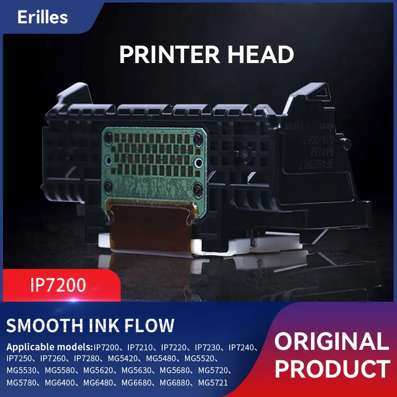 

Printhead IP7200 Printer Head Print Head for Canon IP7210 IP7220 IP7230 IP7240 IP7250 IP7260 IP7280 MG5680 MG5720 QY6 0082