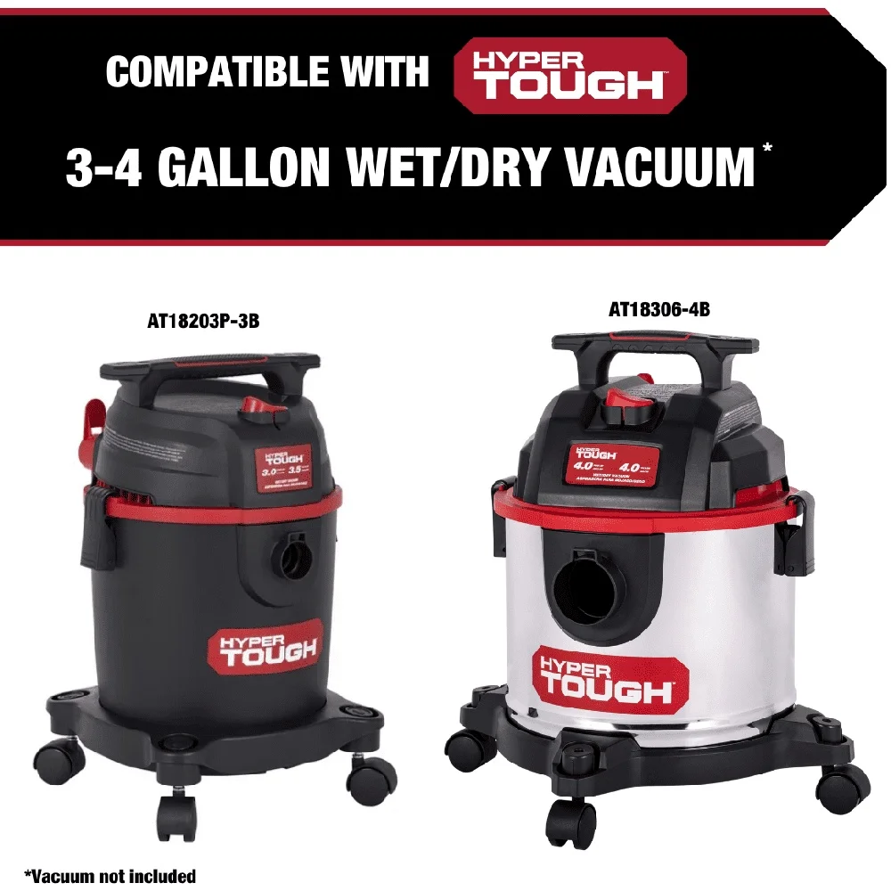 Filtro in tessuto blu riutilizzabile Aspirapolvere asciutti e bagnati da 2,5-5 galloni Accessorio ad anello di bloccaggio lavabile ad alta efficienza