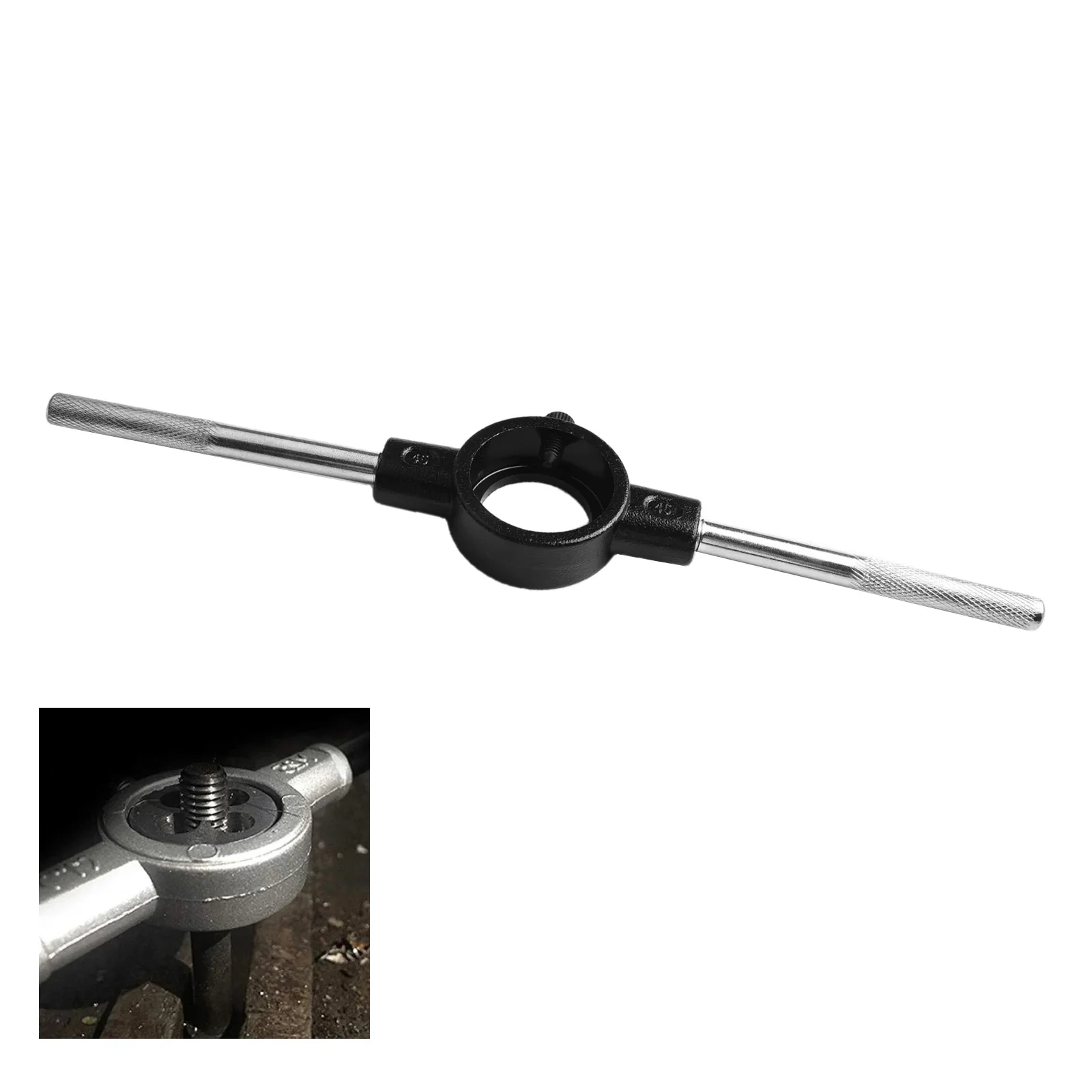 Die Handle Frame Circular Die Handle Metalworking High Hardness High Torque High Toughness Removable Booster Rod