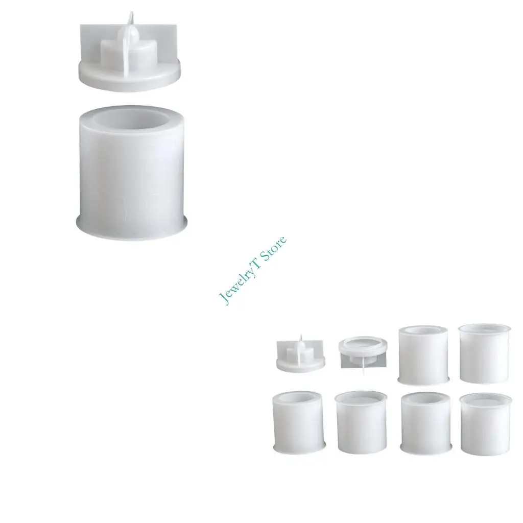 

LX9D Силиконовая форма для банки для хранения цилиндров с тиснением в виде рождественской елки и оленей