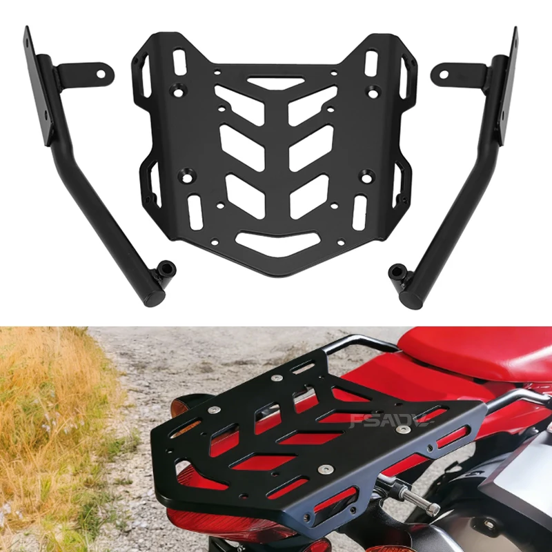 ホンダcrf250lリアラゲッジラックcrf-250l-crf250m-h2cラリー2012-2019-2016-2017-2018オートバイ用トップケースリアラックキャリア