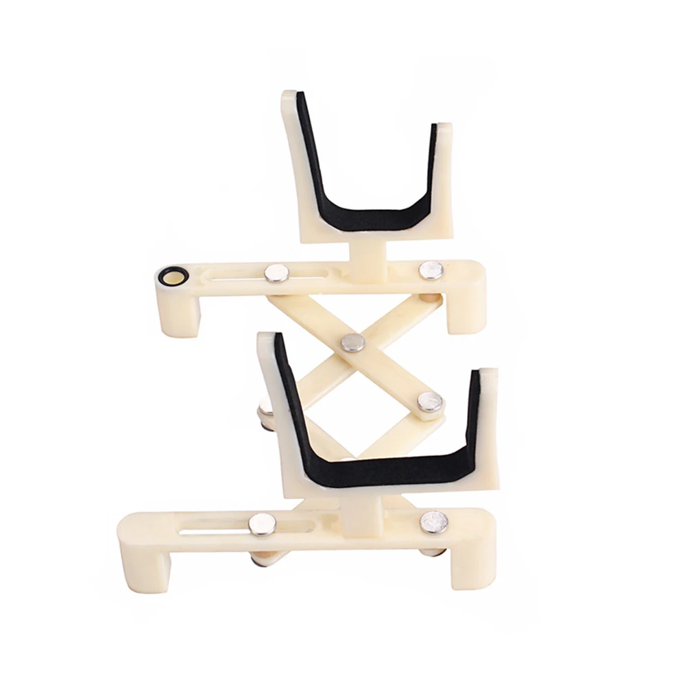 

Plastic Violin Rack Holder Adjustable Stand for Violin Viola Ukulele Mandolin Black Sponge Pad Protect Scratch Portable Foldable