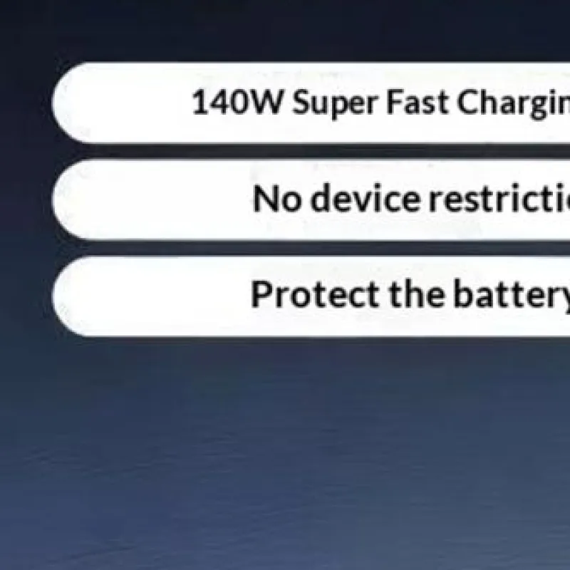 140W Smart Auto Stop Charging Adapter Overcharge Protection Intelligence Full Charge Separator Fast Charging Battery Saver