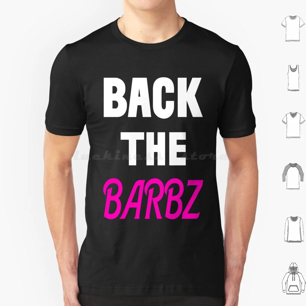 Back The Barbz T Shirt Big Size 100% Cotton Back The Barbz Barbz Nicky Barbz For Benie Nicki Minaj Cardi B Pink Back The Barbz