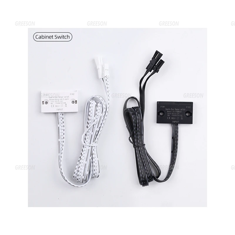 DC12V-24V 5A 60W Infrared Proximity Sensor Double Door Sensor Switch Suitable for Cabinet Lights