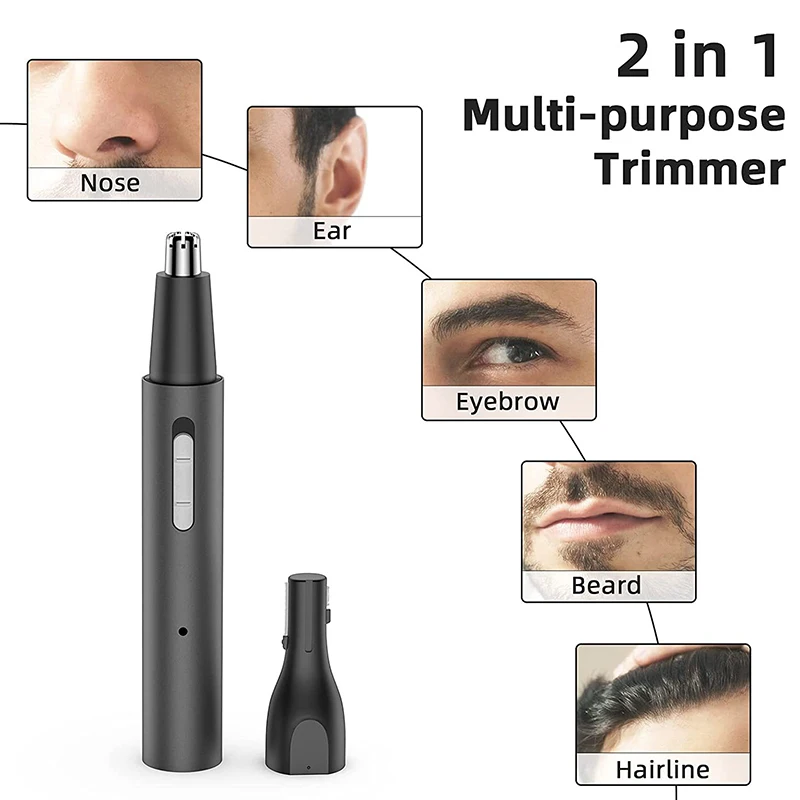 Xiaomi Electric Nose Ear Hair Trimmer for Men Painless Rechargeable Sideburns Eyebrows Beard 3 in 1 Hair Clipper Shaver 2025
