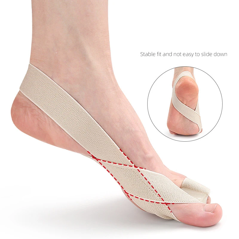 Correttore per alluce valgo Correttore per pollice valgo Cinghia di tensione Sollievo dal dolore Separatore per dita dei piedi Strumento per raddrizzare le dita dei piedi Cura del piede